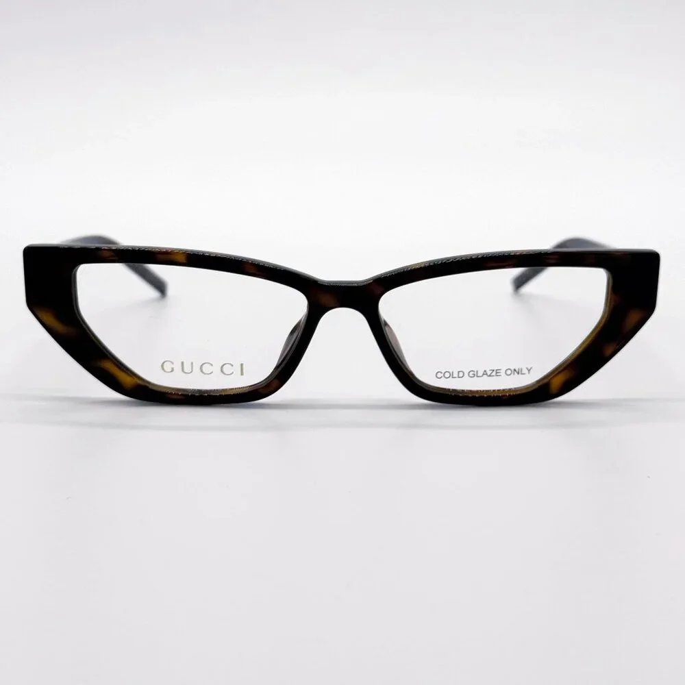 NEW GUCCI GG1683O 003 EYEGLASSES WOMEN HAVANA EYEWEAR
